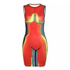 Abstract BodyPrint Mini Dress