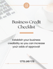 Business Credit Checklist