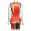 Load image into Gallery viewer, Abstract BodyPrint Mini Dress