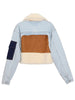 Load image into Gallery viewer, Denim Shearling Jacket